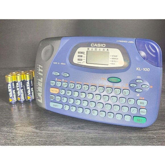 CASIO Label It! KL-100 EZ Label Maker Printer w Batteries + Warranty - Picture 1 of 5
